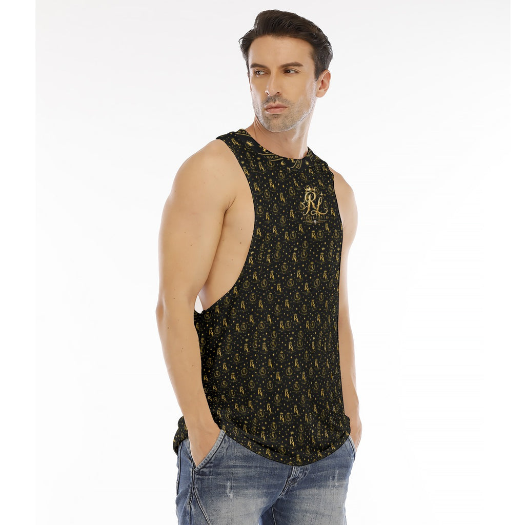Richlisted Men's O-neck Long Tank Top