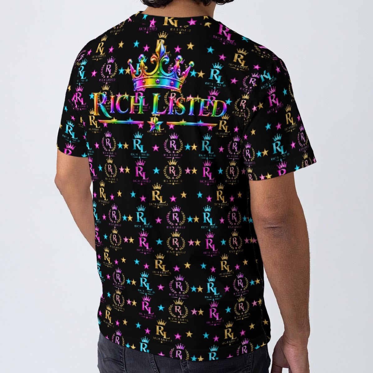Richlisted All-Over Print Men's O-Neck T-Shirt | 190GSM Cotton
