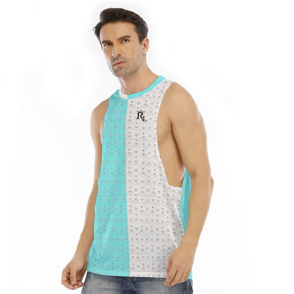 Richlisted Men's O-neck Long Tank Top