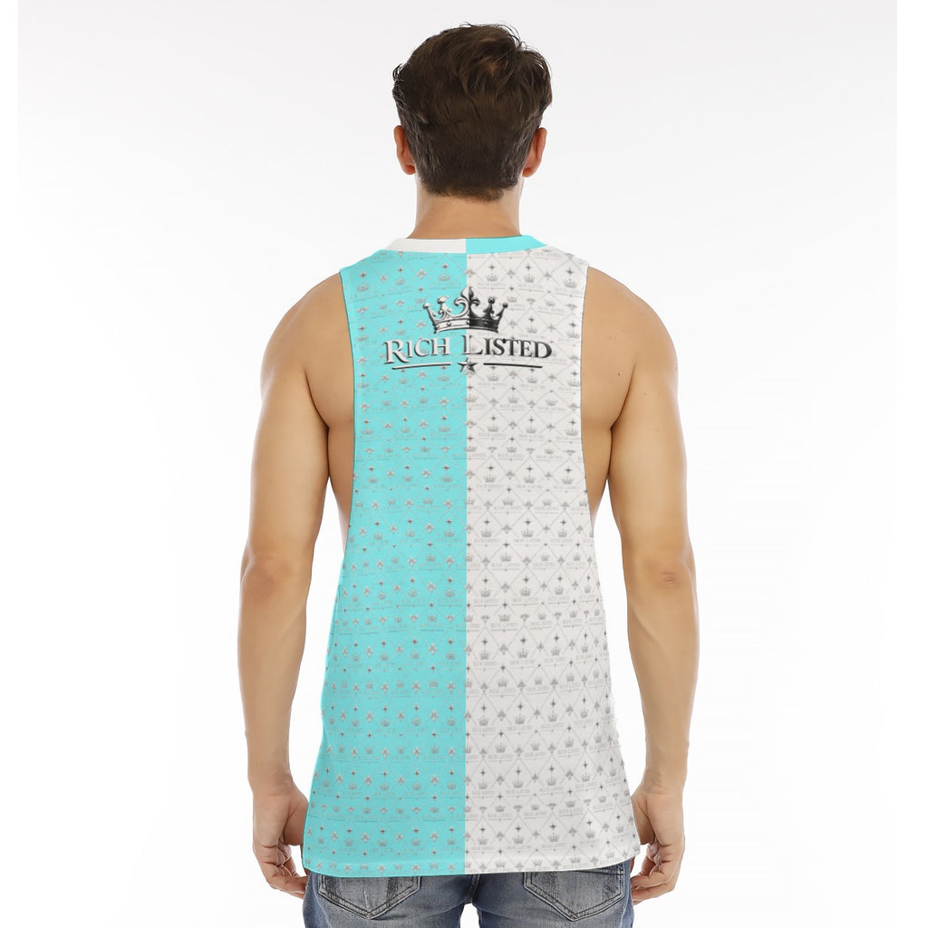 Richlisted Men's O-neck Long Tank Top