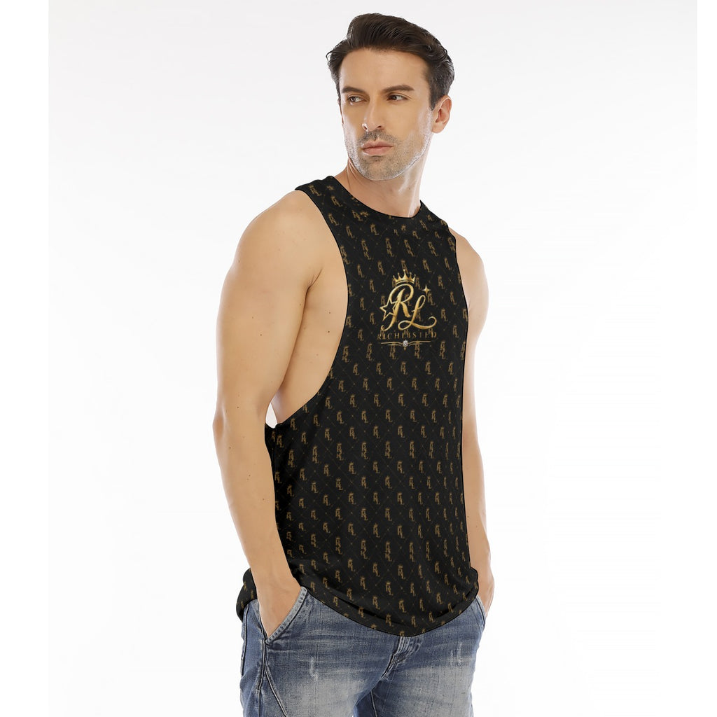 Richlisted Men's O-neck Long Tank Top