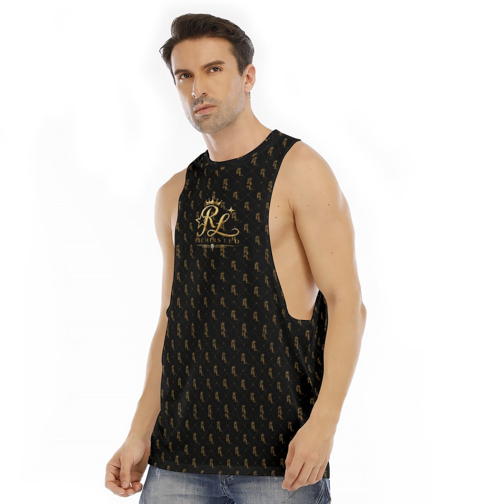 Richlisted Men's O-neck Long Tank Top