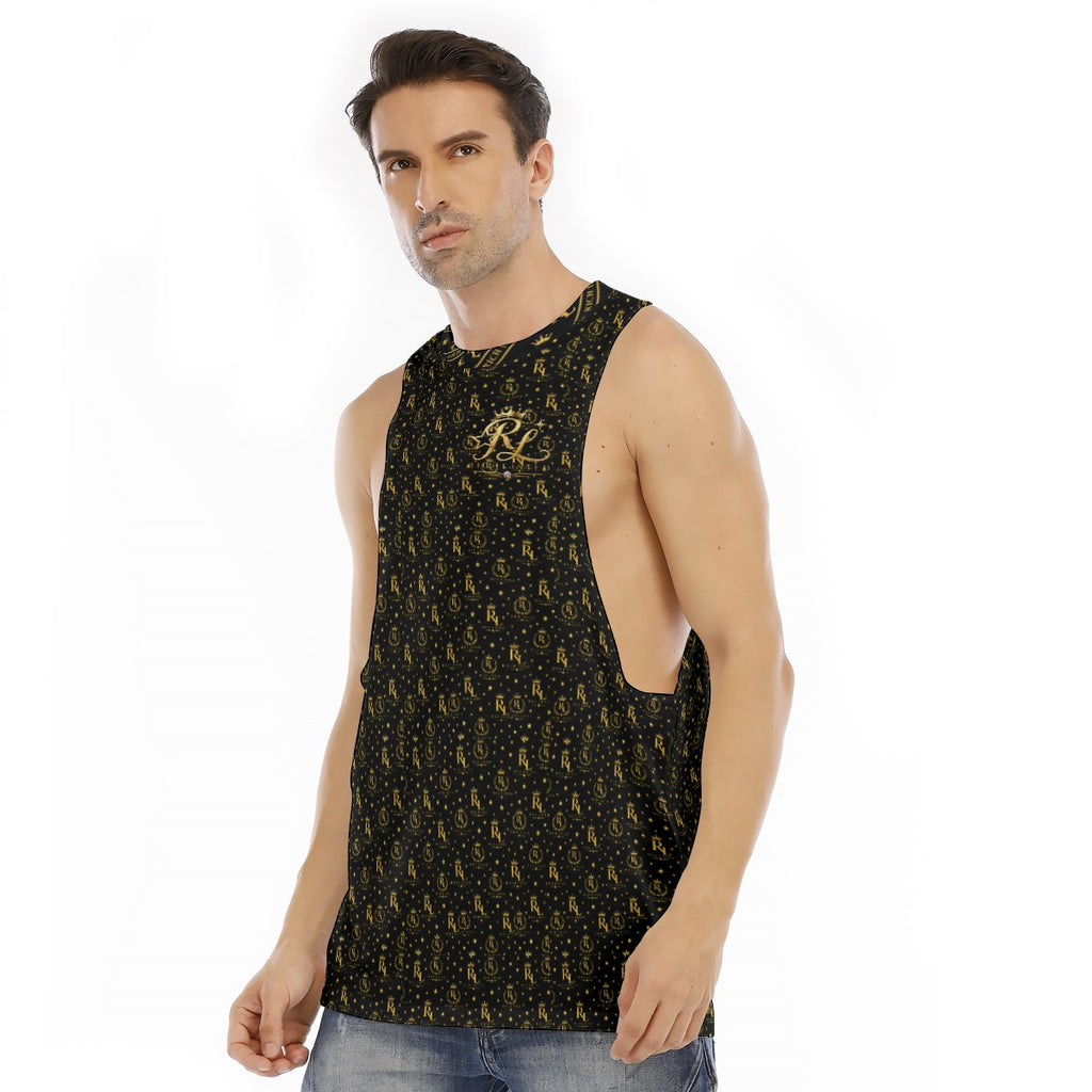 Richlisted Men's O-neck Long Tank Top