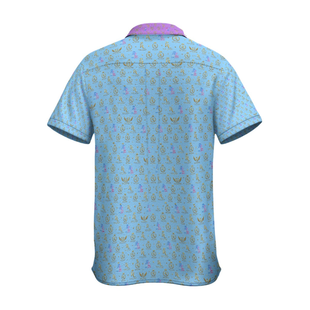 Richlisted All-Over Print Men's Business Collared Shirt|115GSM Cotton poplin