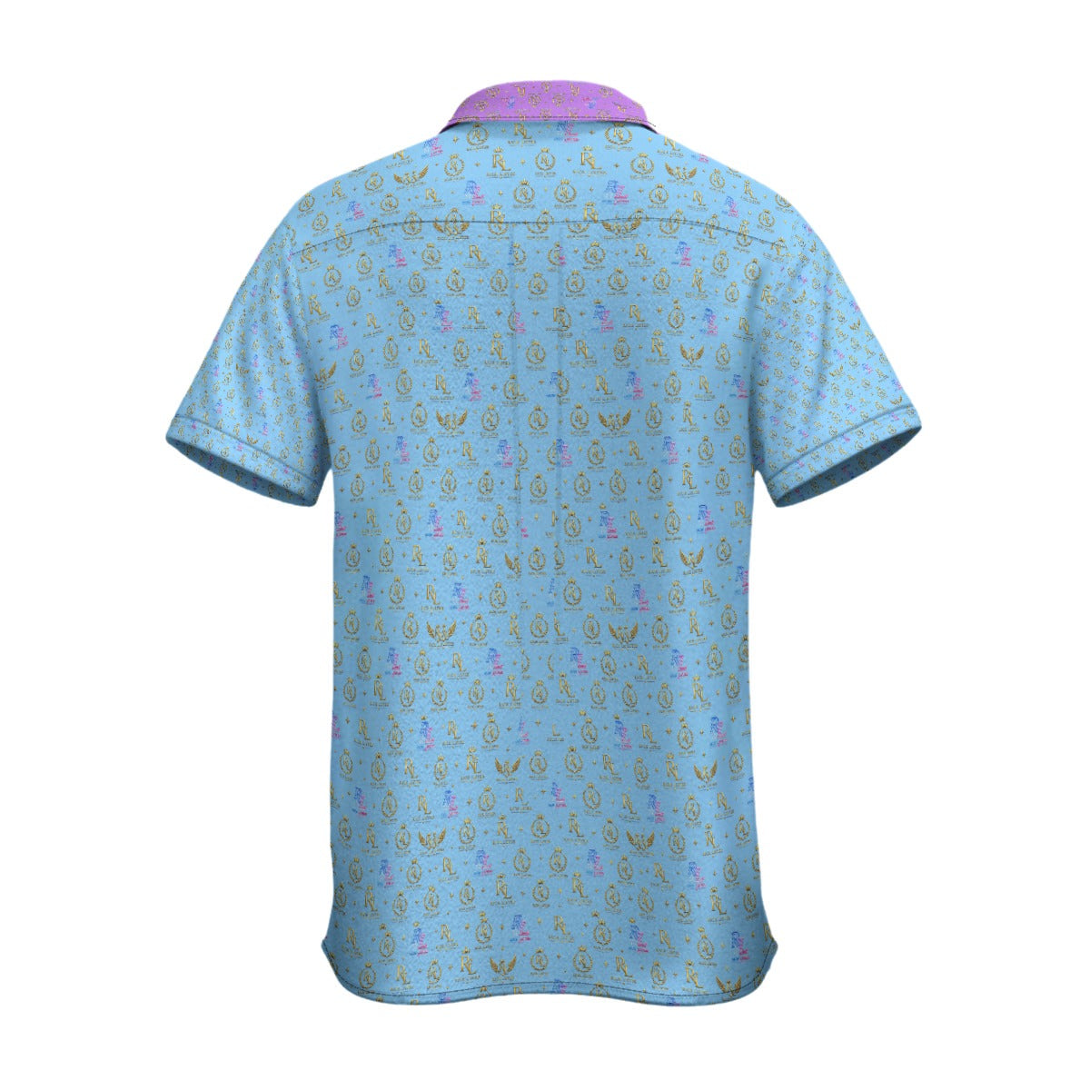 Richlisted All-Over Print Men's Business Collared Shirt|115GSM Cotton poplin