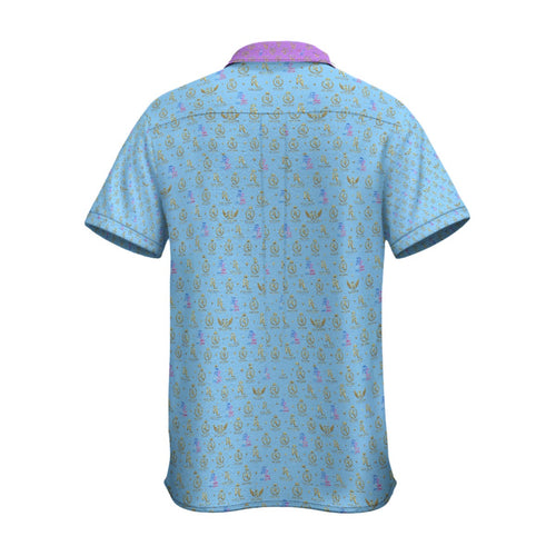 Richlisted All-Over Print Men's Business Collared Shirt|115GSM Cotton poplin