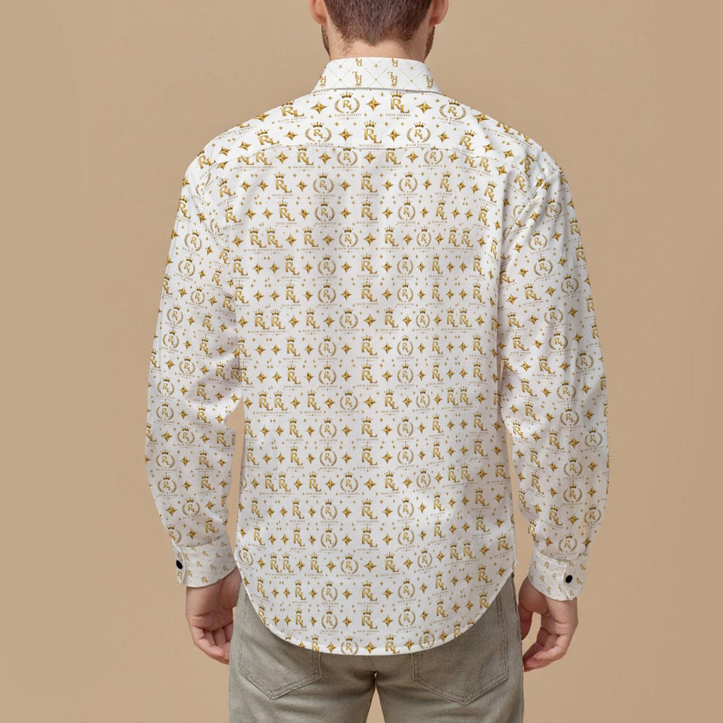 Richlisted Men's Slim Fit Long Sleeve Shirt