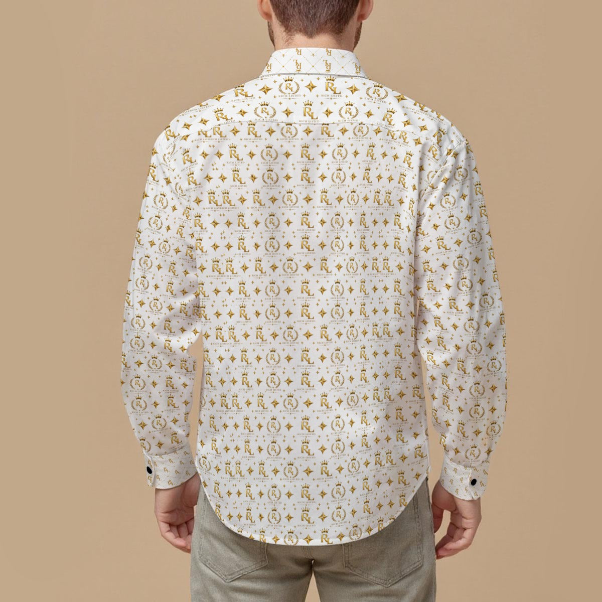 Richlisted Men's Slim Fit Long Sleeve Shirt