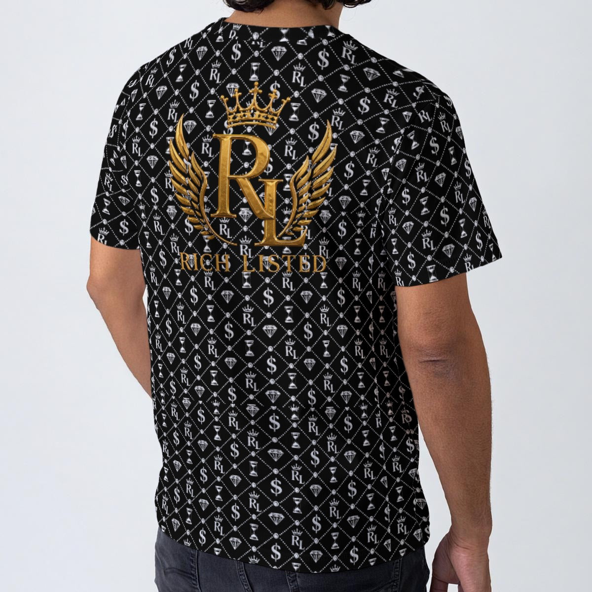 Richlisted All-Over Print Men's O-Neck T-Shirt | 190GSM Cotton