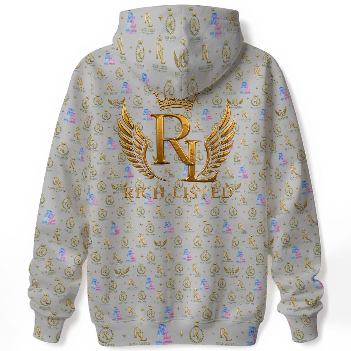 Richlisted Grey Unisex Pullover Hoodie | 310GSM Cotton free fast shipping